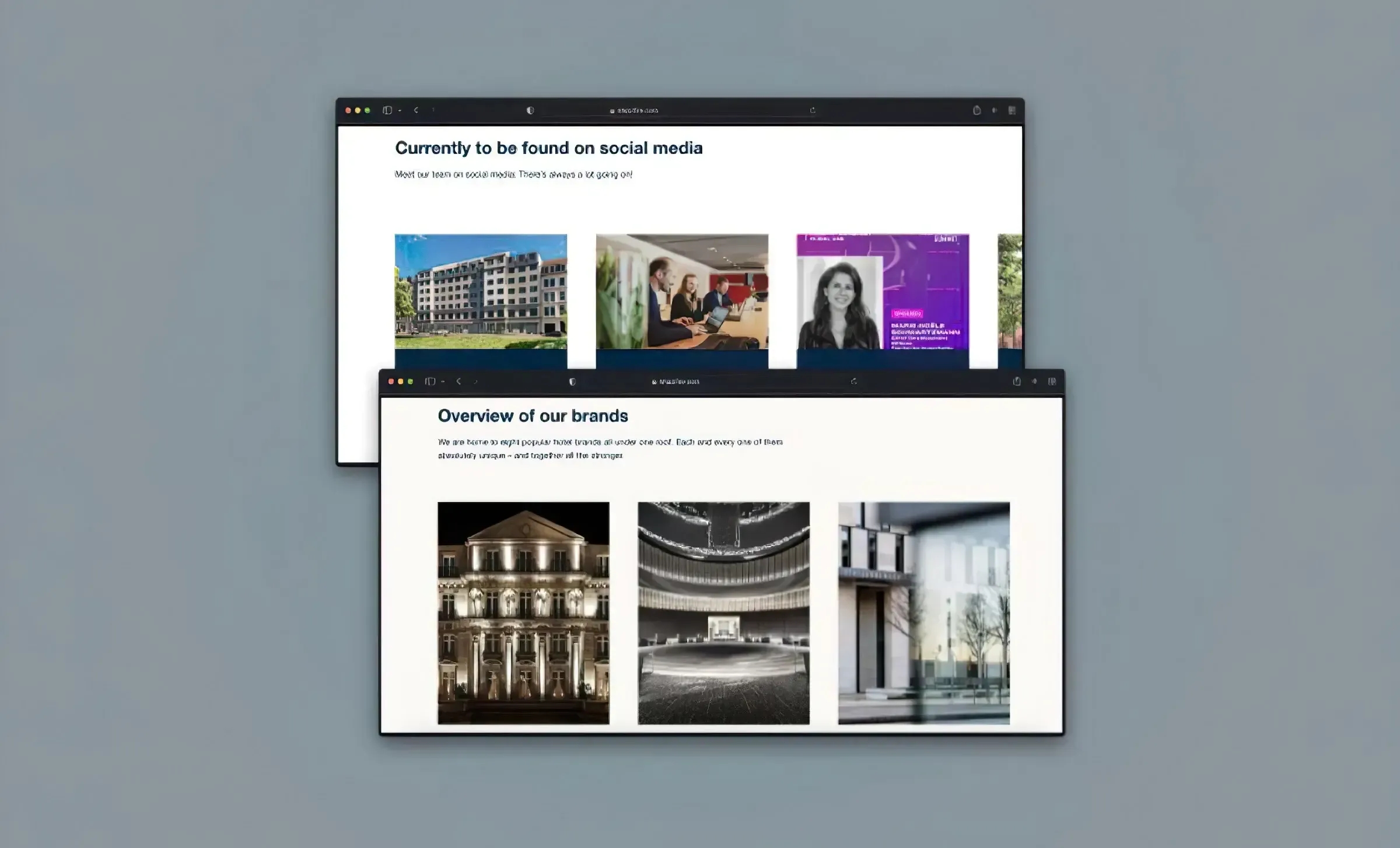 Hotel software development interface
