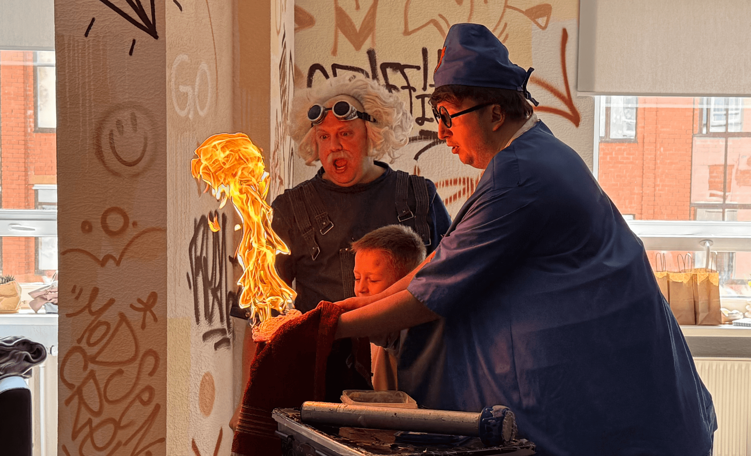 Fire experiment Fire experiment